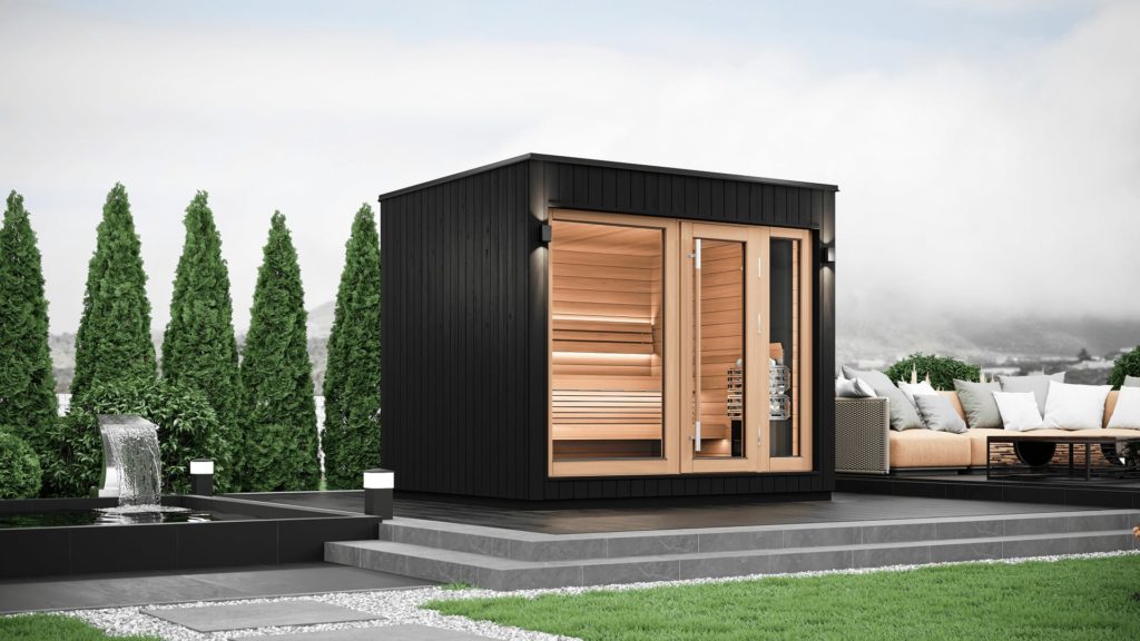 SaunaLife Garden Series G7 Outdoor Home Sauna
