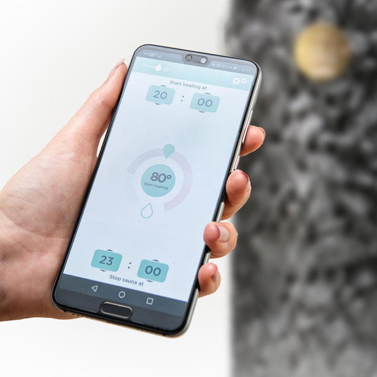 Regulate your lighting, ventilation, timer, and temperature either with the wall-mounted control