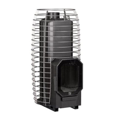 This is the newest HUUM Hive Flow Mini 8.5kW Wood-Burning Sauna Stove.