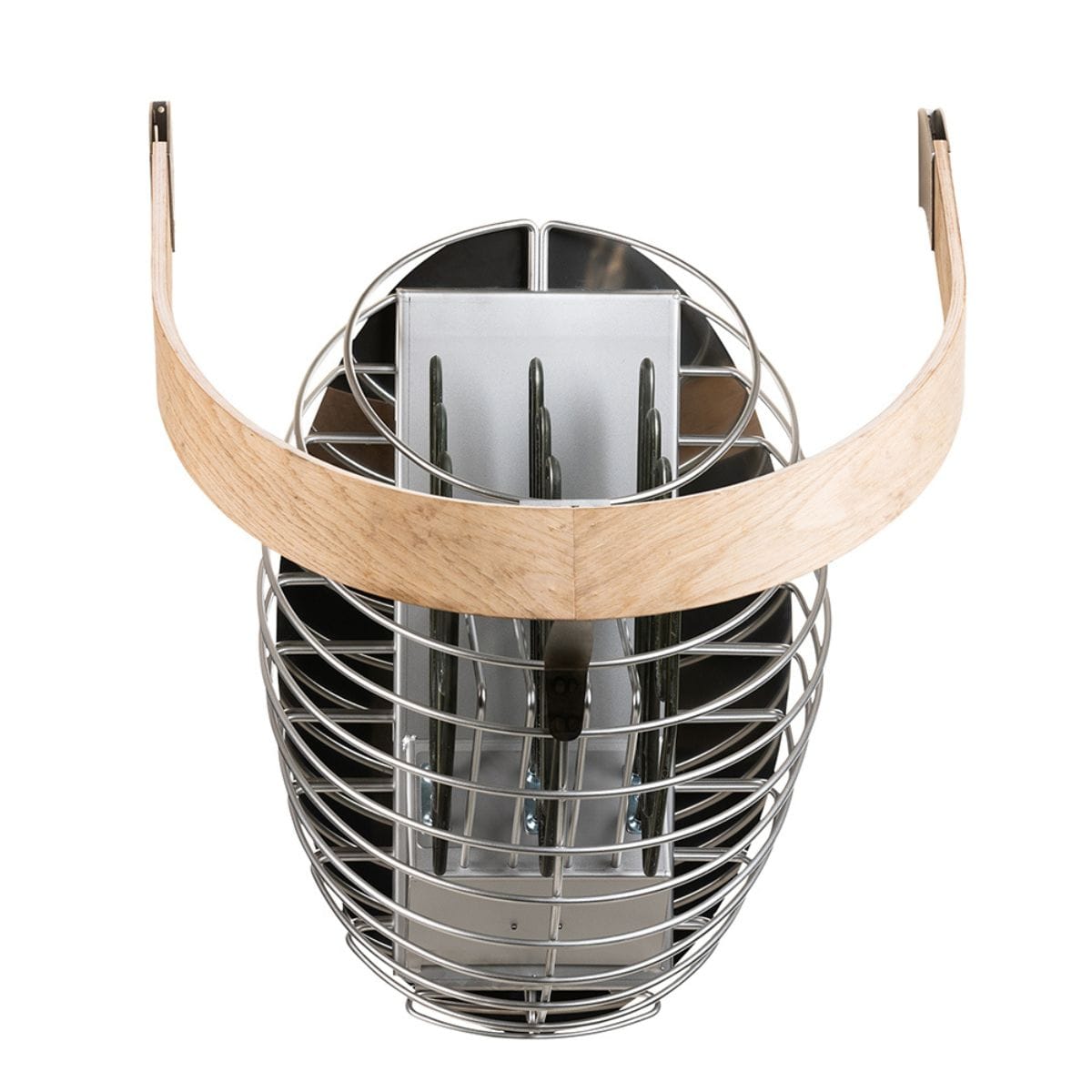 Safety railing for DROP heater helps to protect you from accidentally touching the hot heater