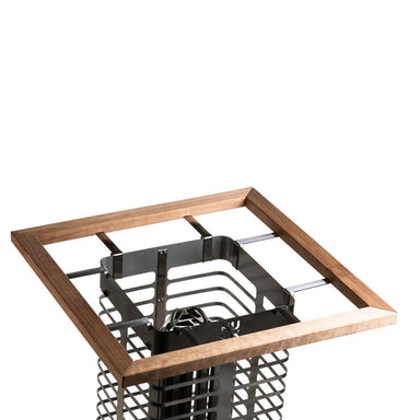 The safety railing for STEEL heaters helps to avoid accidental contact with hot heaters