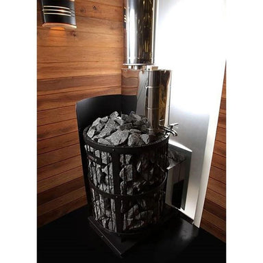 Wood-burning Heats two rooms Cleaner and efficient burning