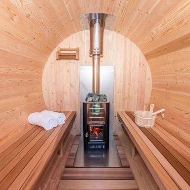 This graphite black and stainless steel sauna stove is an industry best seller.