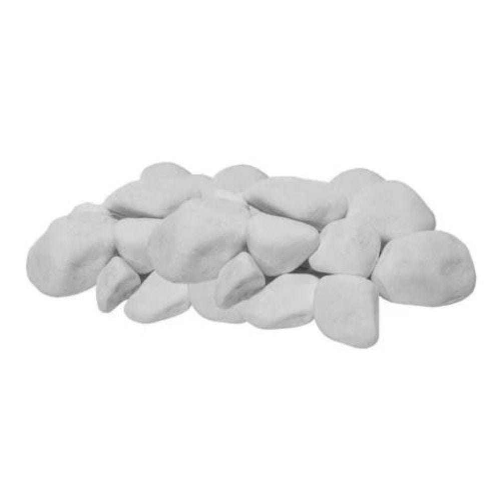 The beautiful shape and smooth texture of the AC4000 white sauna stones is exactly what make them the perfect decorative design feature for your sauna heater.