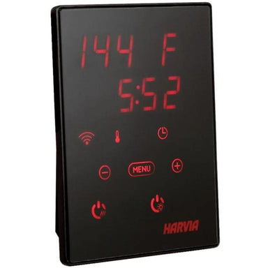 The modern and stylish Harvia Xenio WiFi is a sauna control panel that you can connect to the Harvia Xenio control unit.