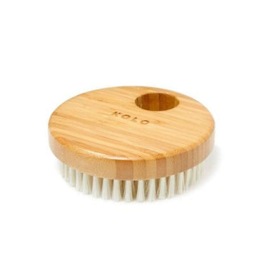 Stimulate your body in the shower, spa, or sauna with the KOLO Bambu Bath Brush