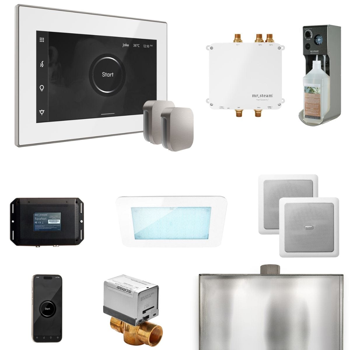 A curated collection of the finest steam systems and shower experiences