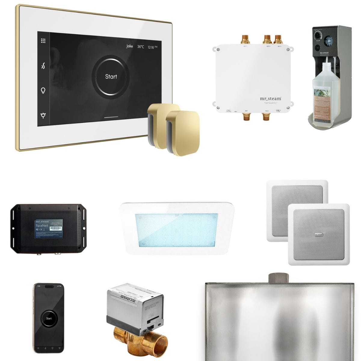 Package includes the AutoFlush System, offering clean steam every time