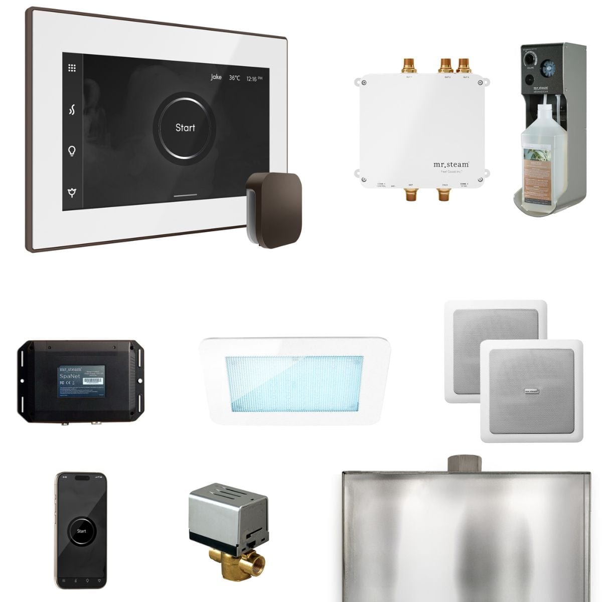 With the addition of the innovative SpaH2O electronic shower valve