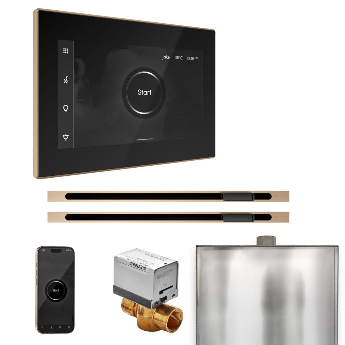 Automatically pre-heat your SteamShower