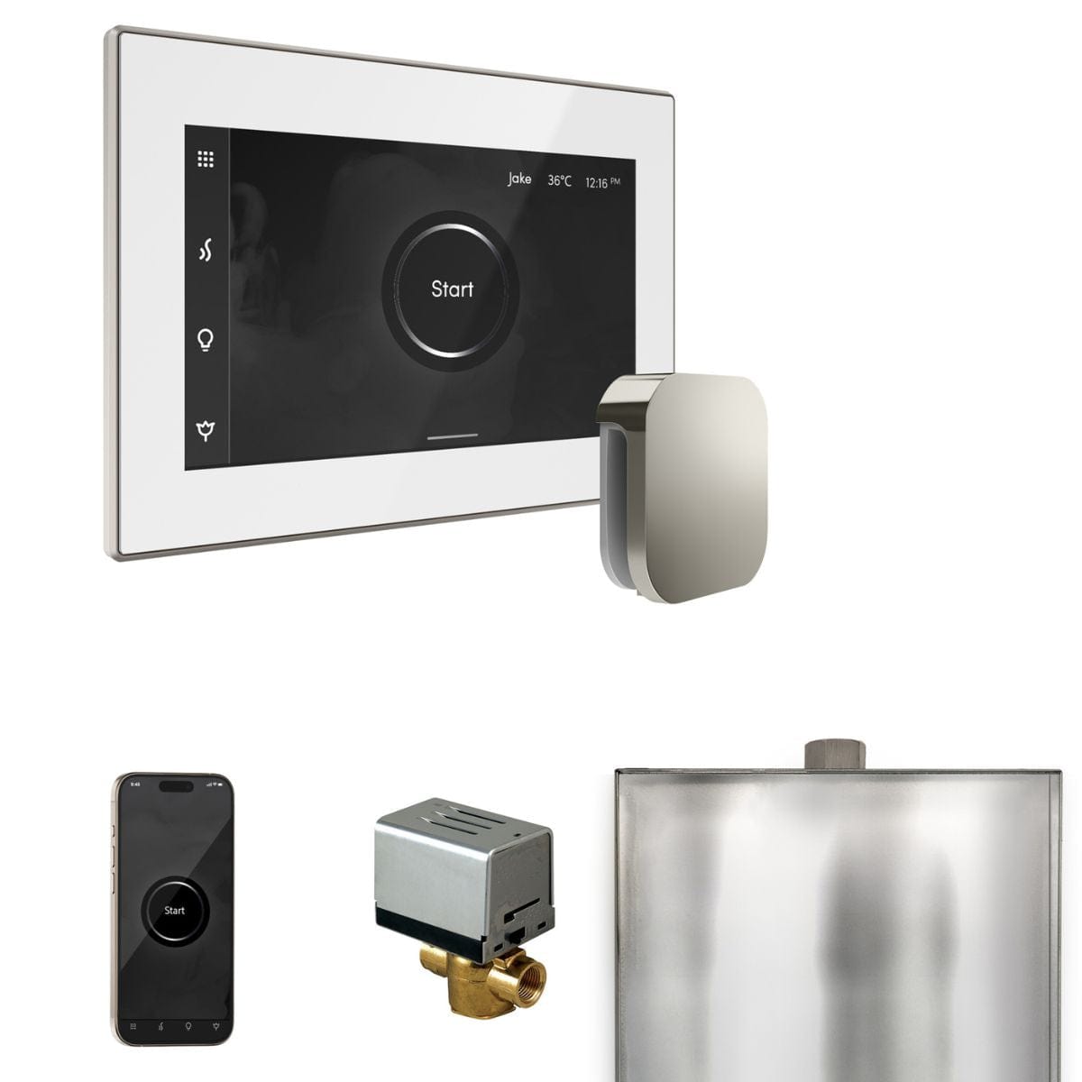 Have peace of mind with temperature timed shut-offs and passcode protection