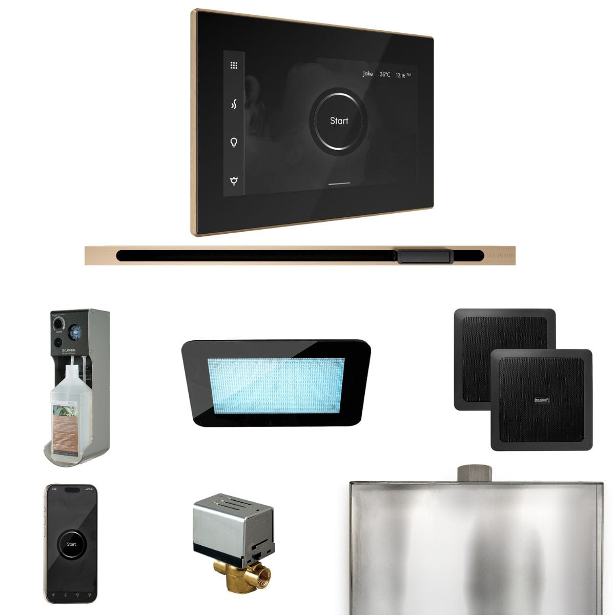 The XDream Package includes the iSteamX control, intuitively designed for a tailored user experience