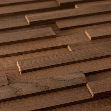 The EmotionWalls Noble 23 Thermo-Ash wood wall panels are the perfect versatile design choice to enhance just about any space you need.