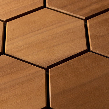 The EmotionWalls Promenade XL Thermo-Abachi wood wall panels are beautifully unique in the fact that they can enhance just about any space you need.