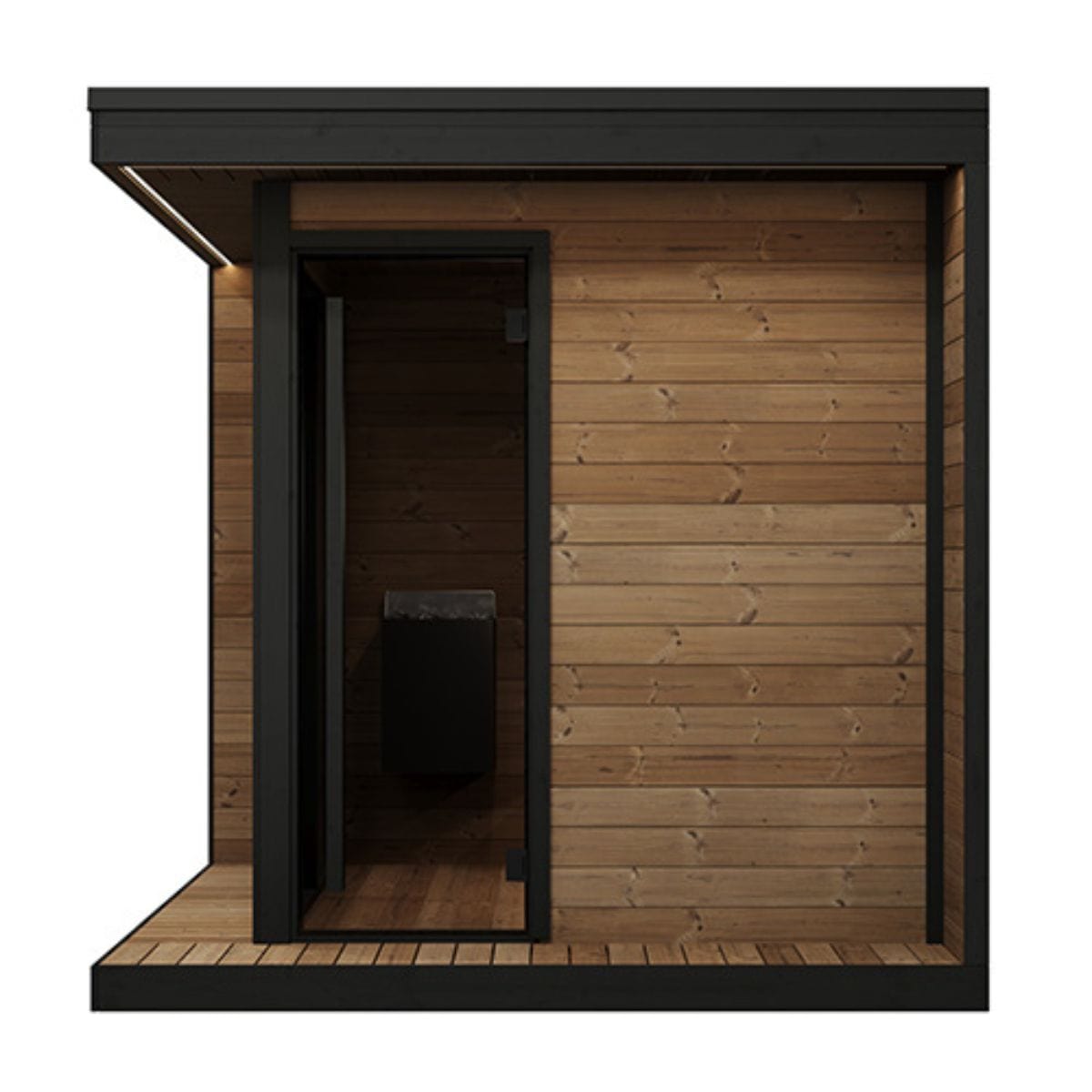 Model GL6 The SaunaLife Garden Luxury-Series Model GL6 sauna cabin exhibits exceptional quality