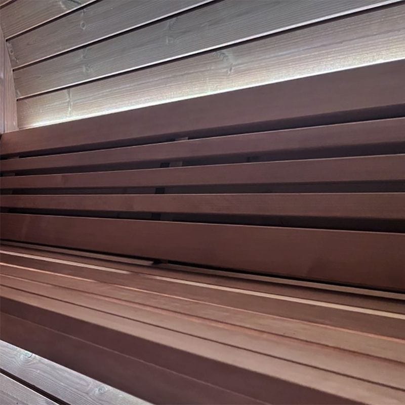 SaunaLife E8W Barrel Sauna's bench