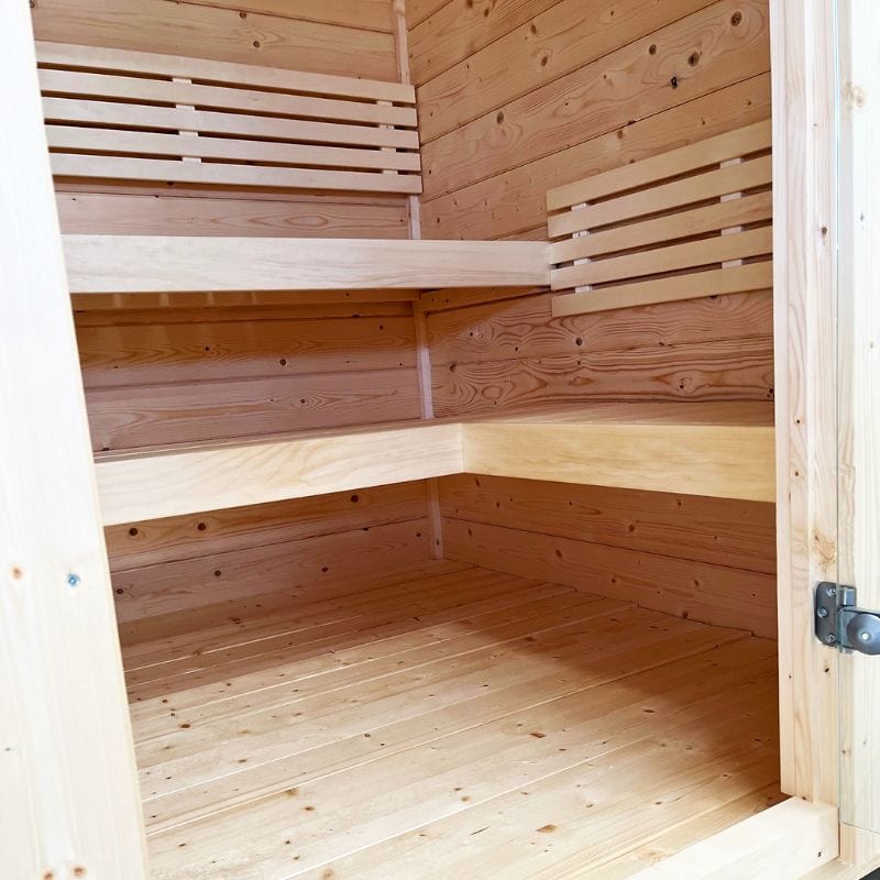 SaunaLife G2 Sauna Kit's interior