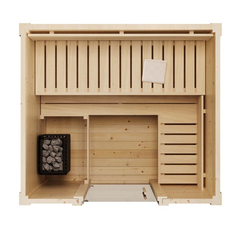 SaunaLife G2 Sauna Kit's close up top view