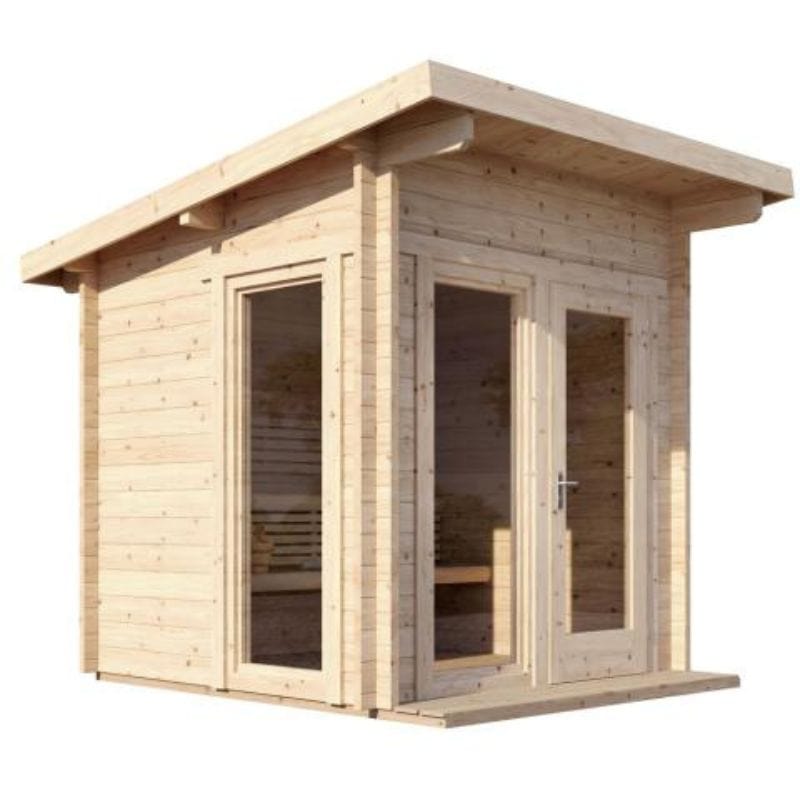 SaunaLife G4 Sauna Kit side angled-view