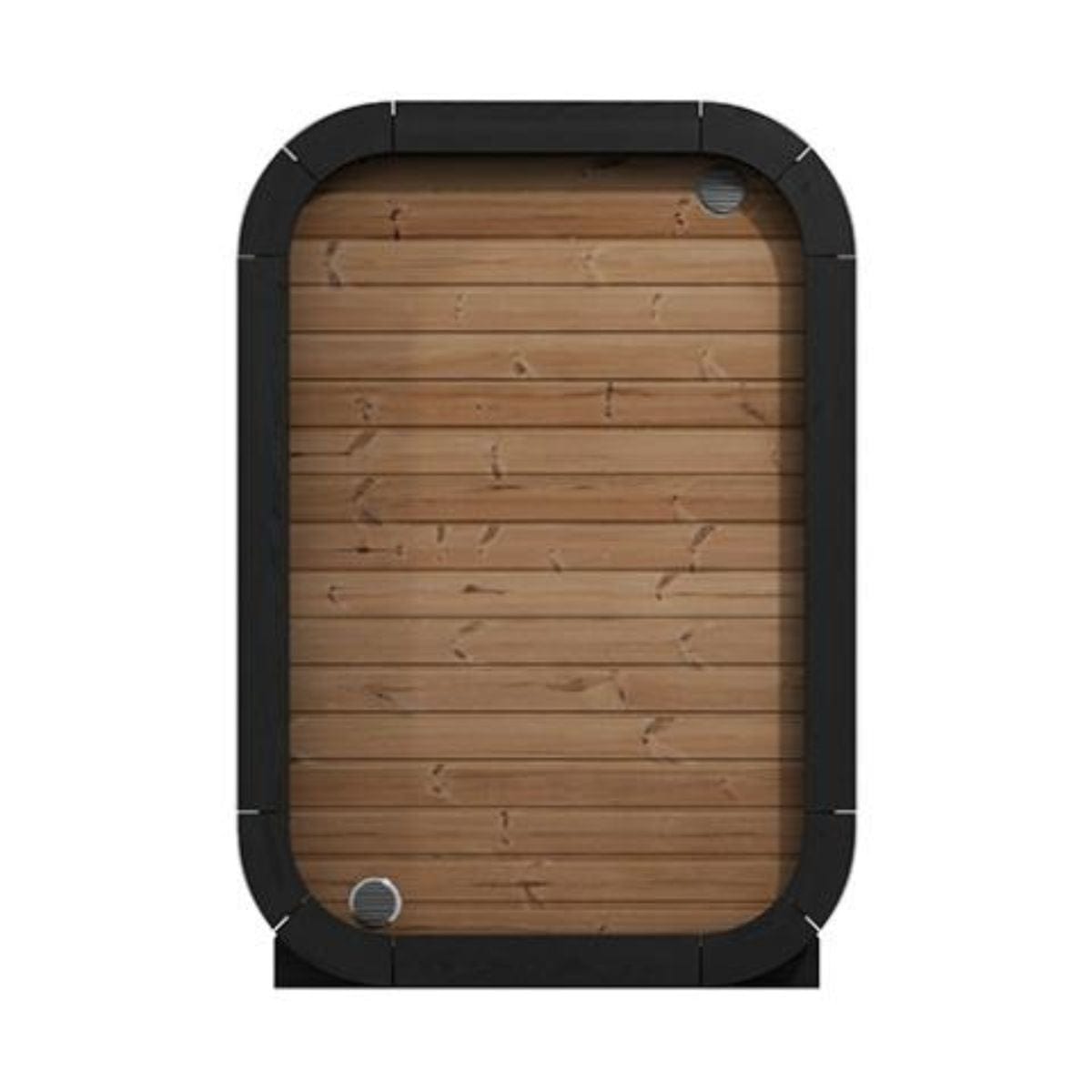 Enjoy the unsurpassed luxury of the SaunaLife Cube-Series Model CL3G Outdoor Home Sauna Kit.