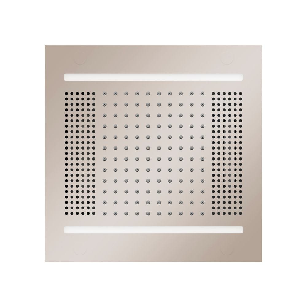 The award-winning HydroVive rainhead integrates full-spectrum LED lighting and a premium sound system for the ultimate shower experience.