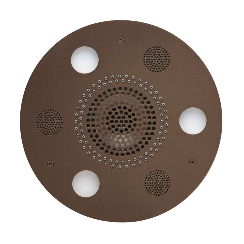 The sleek all-in-one Serenity Light, Sound, Rainhead delivers chromatherapy, sound therapy and a gentle falling water sensation for a truly soothing shower experience.