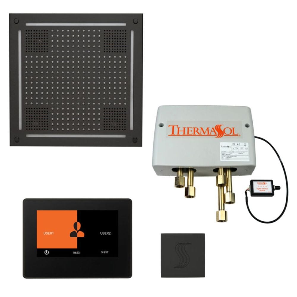 ThermaSol integrates technology into water, steam, lighting, and music to give you a true multi-sensory luxury shower experience.