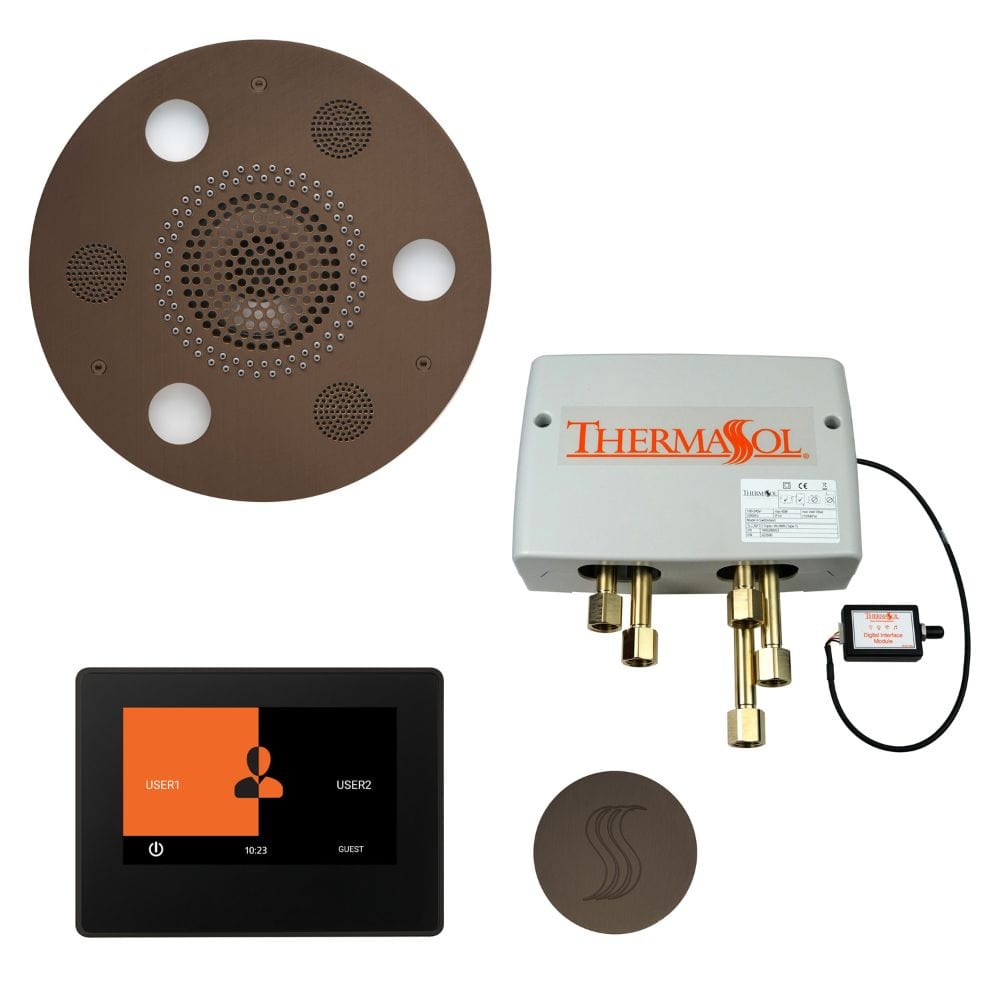 ThermaSol integrates technology into water, steam, lighting, and music to give you a true multi-sensory luxury shower experience.