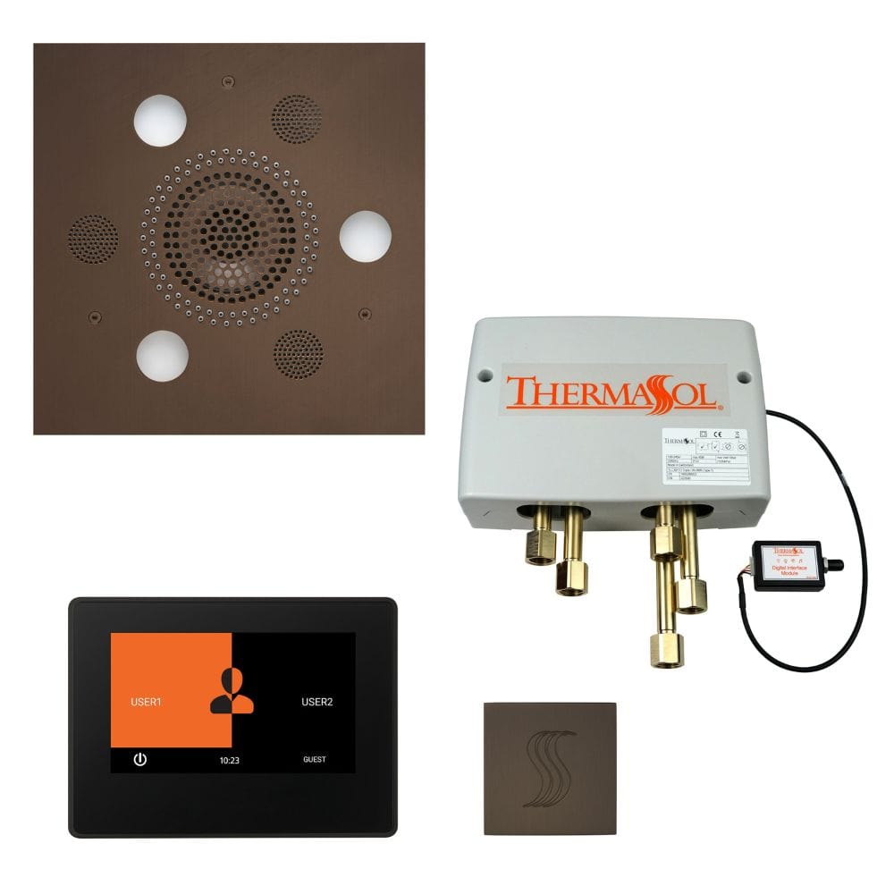 ThermaSol integrates technology into water, steam, lighting, and music to give you a true multi-sensory luxury shower experience.