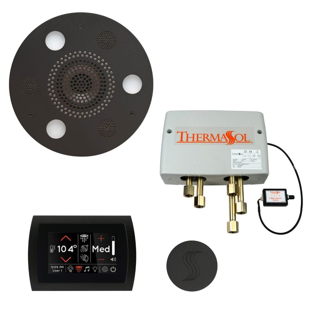 ThermaSol integrates technology into water, steam, lighting, and music to give you a true multi-sensory luxury shower experience.