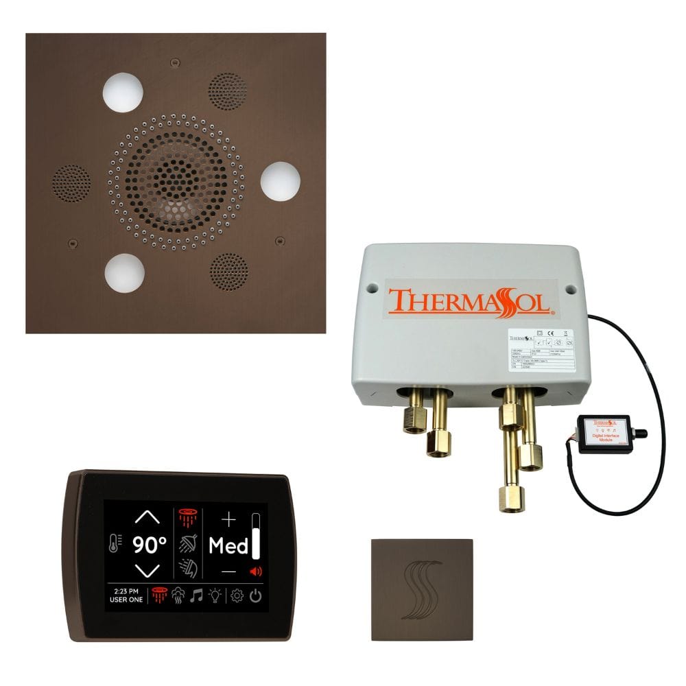 ThermaSol integrates technology into water, steam, lighting, and music to give you a true multi-sensory luxury shower experience.