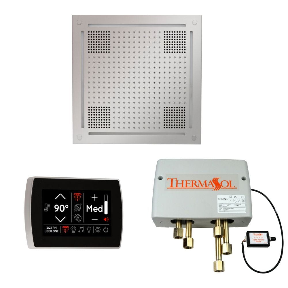 ThermaSol The Wellness Hydrovive Shower Package with SignaTouch Square