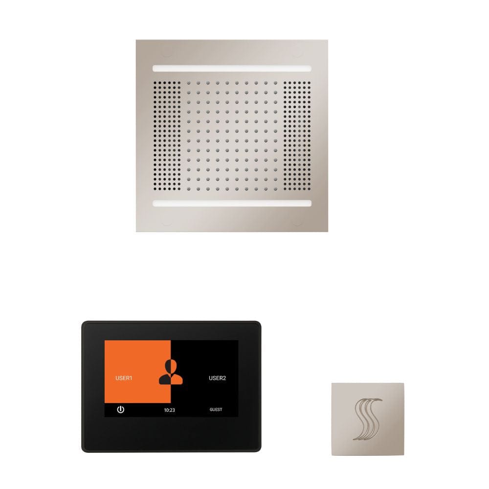 The ThermaSol Hydrovive Wellness Steam ThermaTouch package offers a comprehensive steam experience easily accessible through a 7" Touchscreen.