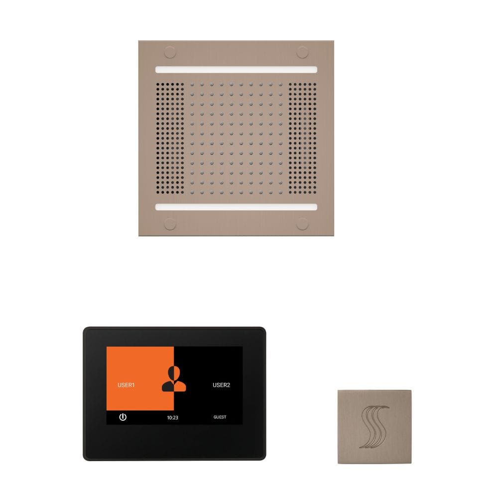 The ThermaSol Hydrovive Wellness Steam ThermaTouch package offers a comprehensive steam experience easily accessible through a 7" Touchscreen.