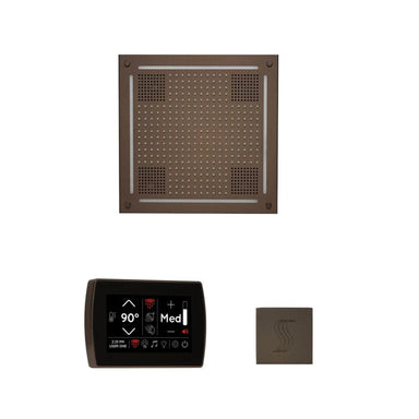 The ThermaSol Hydrovive Wellness Steam Package with SignaTouch Square allows for a comprehensive steam experience at your fingertips.