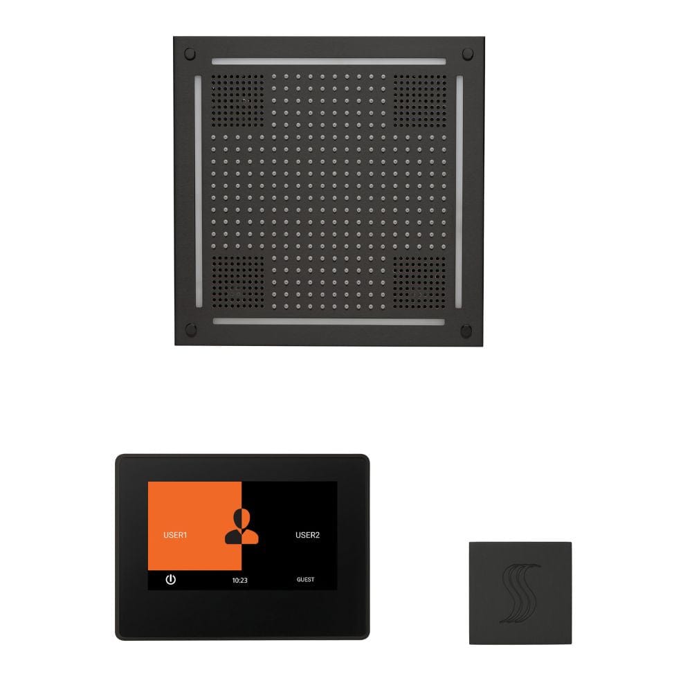 The ThermaSol Hydrovive Wellness Steam ThermaTouch package offers a comprehensive steam experience easily accessible through a 7" Touchscreen.