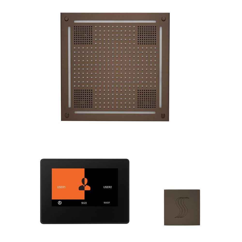 The ThermaSol Hydrovive Wellness Steam ThermaTouch package offers a comprehensive steam experience easily accessible through a 7" Touchscreen.