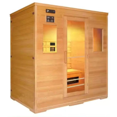 Experience ultimate relaxation and rejuvenation with our White Cedar 2 to 4-Person Steam Square Sauna. 