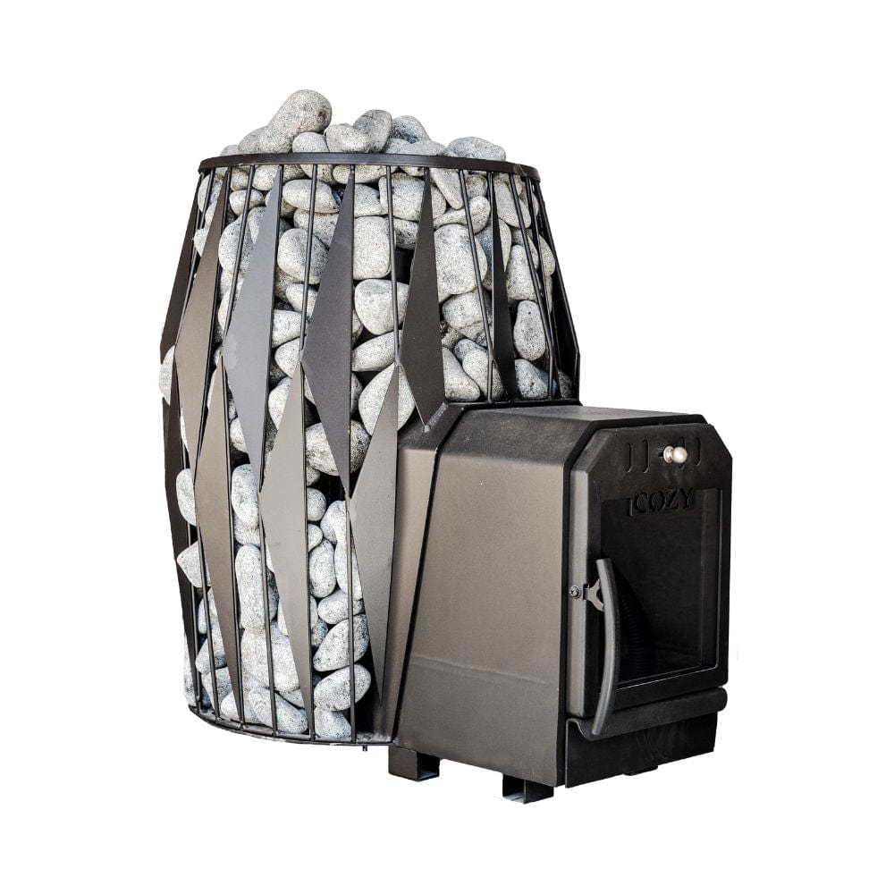 Wood-fired stoves are best for mild and long-lasting heat, designed for pouring water over hot stones to create your perfect amount of steam.