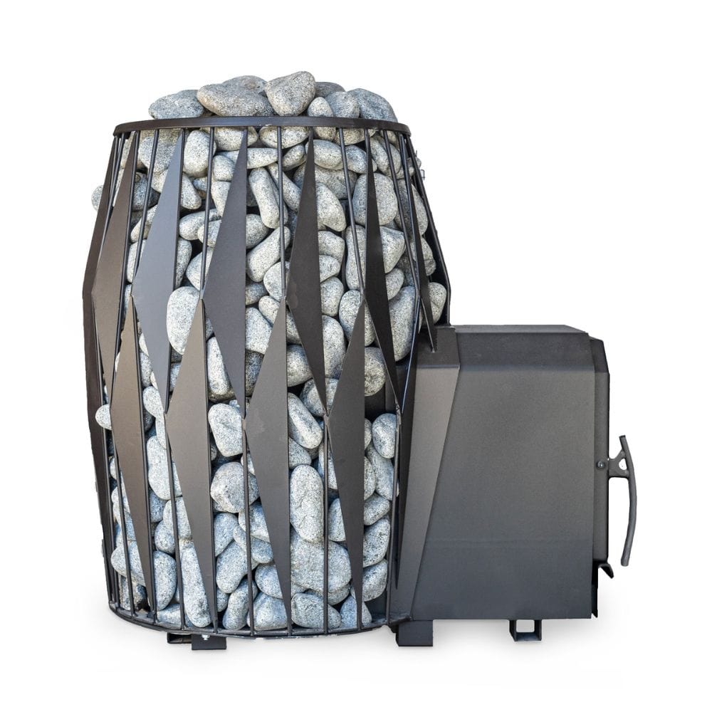 Enjoy the rustic charm and efficient steam of the Cozy Heat O-TW sauna heater!