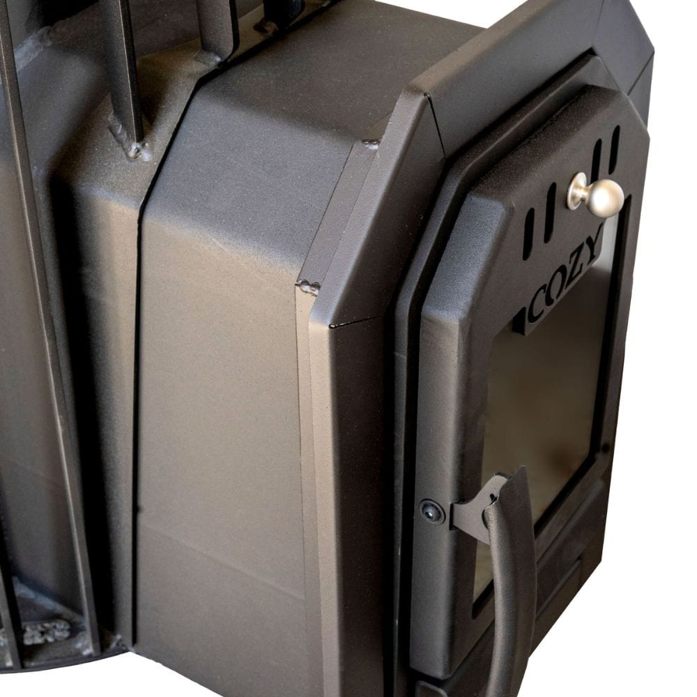 Cozy Heat SW Thru-Wall 12KW Sauna Wood Burning Stove