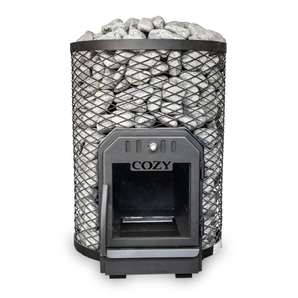 A unique wood-burning stove made in Estonia for smaller saunas. 