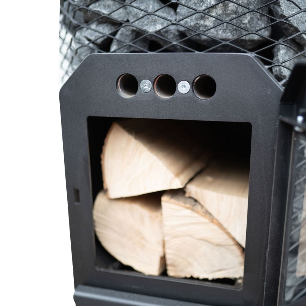 Wood-fired stoves are best for mild and long-lasting heat, designed for pouring water over hot stones to create your perfect amount of steam.