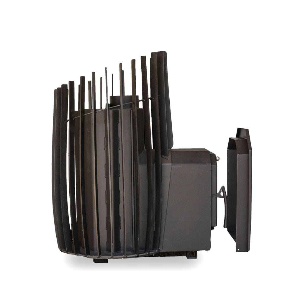 Stove utilizes 25%-40% less fuel than comparable sauna stoves