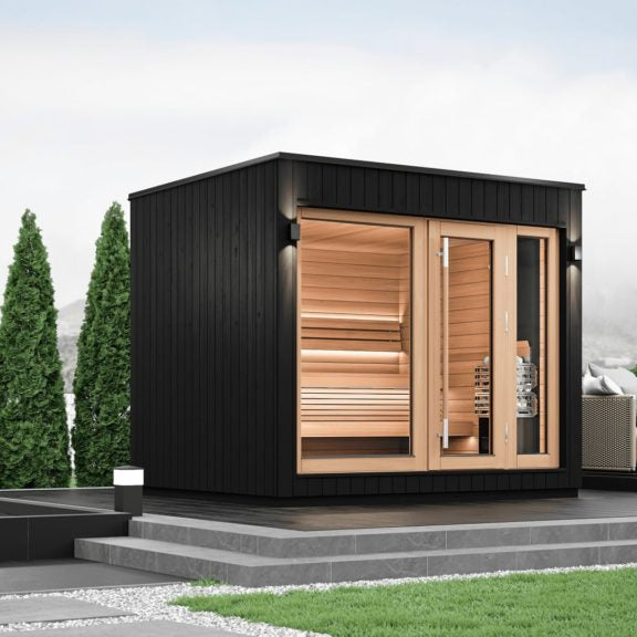 SaunaLife Garden Series G7 Outdoor Home Sauna