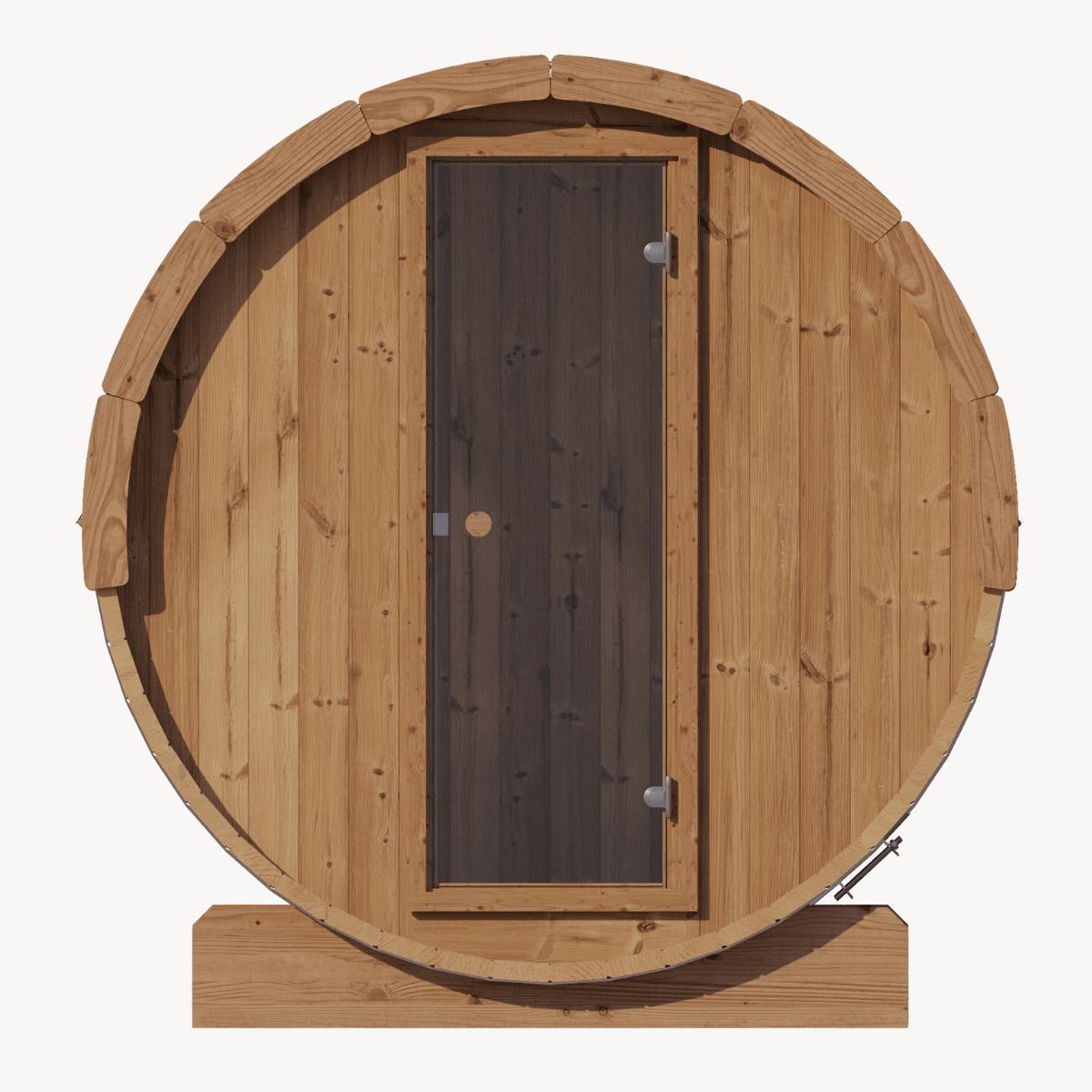 SaunaLife Model E6 3-person Outdoor Barrel Sauna