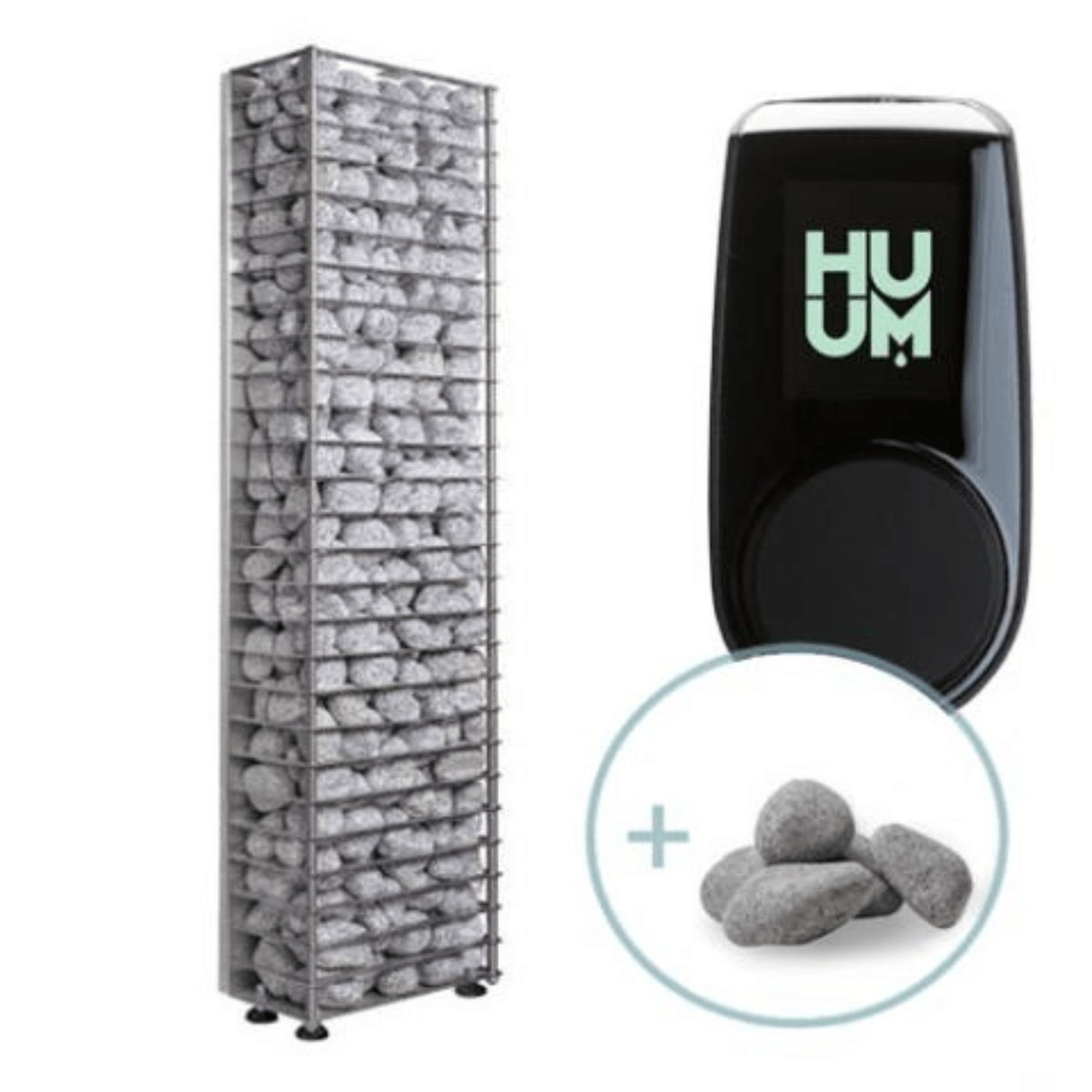 This is the HUUM Cliff Mini Series 3.5kW Sauna Heater Package.