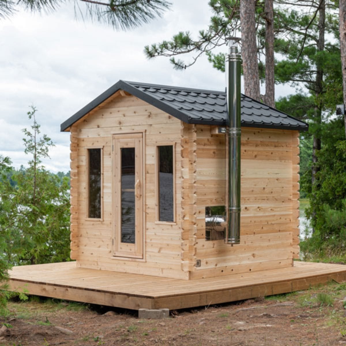 The Georgian Cabin Sauna, part of the Canadian Timber Collection