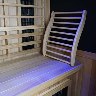 Finnmark Backrest is one of the few S-shape sauna backrests made entirely with beautiful Canadian red cedar wood, the traditional wood of choice in saunas.