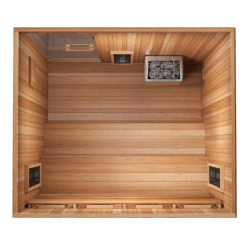 Finnmark 4-Person Trinity XL Infrared Sauna top-view